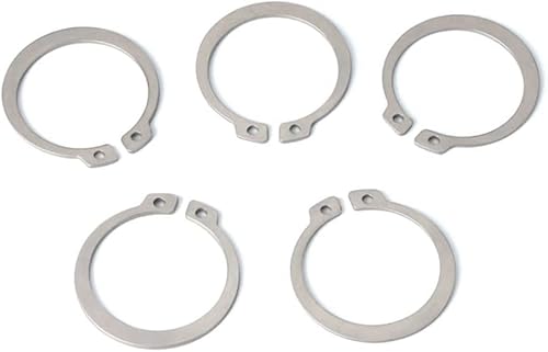 C-Clips-Sicherungsringe, Externe Sprengringe C-Typ 304 Edelstahl M8-M18 Packung mit 50 Stück(M9) von KXAOXGRC