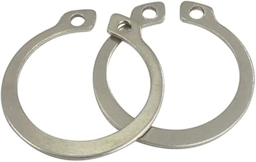 C-Clips-Sicherungsringe, Externer Sicherungsring C-Typ Sicherungsring Sicherungsscheibe Edelstahl M8-M18 50 Stück(M11) von KXAOXGRC