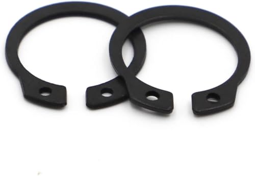 C-Clips-Sicherungsringe, Sicherungsringe for externe Sicherungsringe Typ C, M6-M50, Kohlenstoffstahl, for Wellen(M15 20pcs) von KXAOXGRC