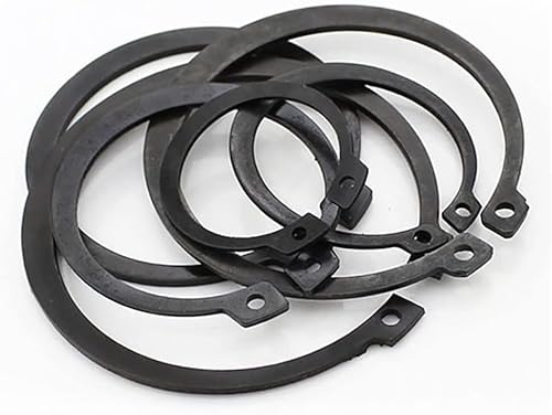 C-Clips-Sicherungsringe, Wellenaußensicherungsringe Sprengringe Sicherungsringe DIN 471 SS 304 M3-M38 2er-Pack(M3 100PCS) von KXAOXGRC