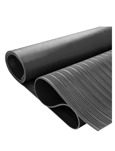 Dielektrische Gummimatte, Hochspannungs-Isoliermatte for Verteilerräume in mehreren Größen(100x100x0.5cm) von KXAOXGRC