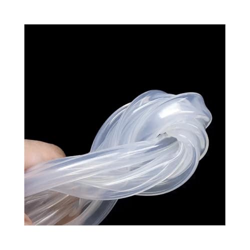 Flexibler Silikonschlauch, transparenter Silikonschlauch, flexibel, für Garten, Gummischlauch, Aquarium, weiche Schläuche (ID 4 mm x Außendurchmesser 10 mm) von KXAOXGRC