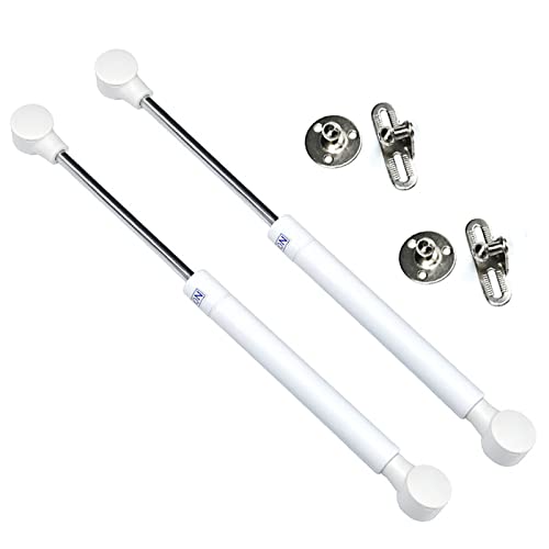 Gasdruckfeder, 2 Stück Gasdruckfeder Deckel Aufenthalt for Küche Schrank Schrank Spielzeug Box Multicolor(White,A 100N) von KXAOXGRC