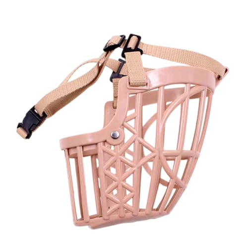 Hundekorb Maulkorb, Hundemaulkorb mit Polsterung und Riemen for mehrere Größen in Rosa(7#) von KXAOXGRC