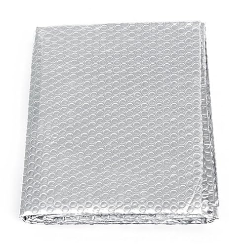KXAOXGRC Aluminium-Wärme-Reflektorplatten mit Luftblasen, Aluminium-Luftpolsterfolie, Isolierrolle, selbstklebend, mehrere Größen(1x2m) von KXAOXGRC