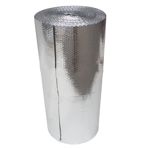 KXAOXGRC Aluminium-Wärme-Reflektorplatten mit Luftblasen, Heizkörperabweiser, Selbstklebende, aluminisierte Wärmedämmfolie, Rolle 1 m x (1–10) m(1x7m) von KXAOXGRC