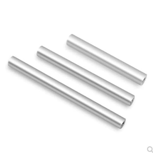 KXAOXGRC Kupplungsmutter Befestigungselement, Aluminium M3 Verlängerungsstange Kupplungsmutter Gewinde Säulen 6mm OD Packung mit 4 8-100mm Länge(M3 x 30mm) von KXAOXGRC