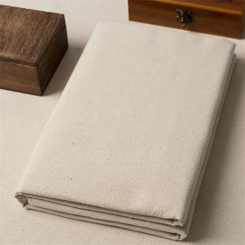 KXAOXGRC Leere Leinwandrolle, Leere, ungrundierte Leinen-Leinwandrolle for Öl- und Acrylmalerei, feine Textur, 28–220 cm breit(140cm X 1m) von KXAOXGRC
