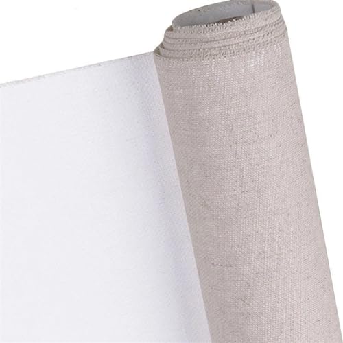 KXAOXGRC Leere Leinwandrolle, Leere Leinwandrolle, Leinenmischung, grundiert for Acryl- und Ölgemälde, 28–88 cm x 3 m(Width 88cm) von KXAOXGRC