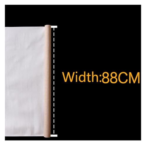 KXAOXGRC Leere Leinwandrolle, Leere Leinwandrolle for Acryl- und Ölgemälde, Leinenmischung, grundiert, 1 m Länge, 28–88 cm Breite(Width 88cm 1m Length) von KXAOXGRC