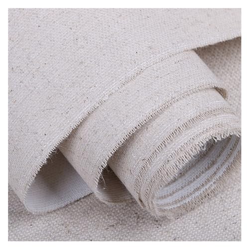 KXAOXGRC Leere Leinwandrolle, Leere Leinwandrolle for Acryl- und Ölmalerei, Leinenmischung, grundiert, Künstlerbedarf, 5 m, eine Rolle(3m Long Width 58cm) von KXAOXGRC