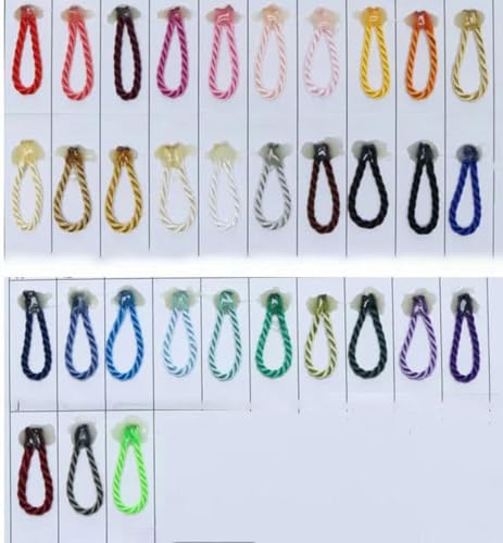KXAOXGRC Makramee-Baumwollseil, 10 Meter 2 mm 3 Anteile verdrehte Baumwolle Nylon geflochtene Schnur for DIY Handwerk Seil Multicolor(01 Red) von KXAOXGRC