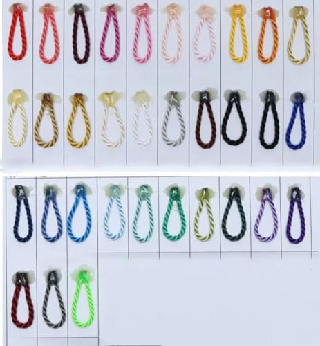 KXAOXGRC Makramee-Baumwollseil, 10 Meter 2 mm 3 Anteile verdrehte Baumwolle Nylon geflochtene Schnur for DIY Handwerk Seil Multicolor(22 Blue) von KXAOXGRC