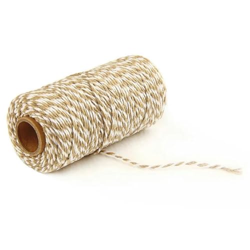 KXAOXGRC Makramee-Baumwollseil, 2 mm 100 m Baumwoll-Makramee-Kordel, Mehrfarbig(13) von KXAOXGRC