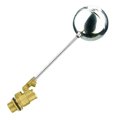 Messing Außengewinde Wassersensor Schwimmer, Kalt- und Warmwasserspeicher Schwimmerkugelhahn Durchflussregelung Zisterne/Ausdehnungsgefäße(1") von KXAOXGRC