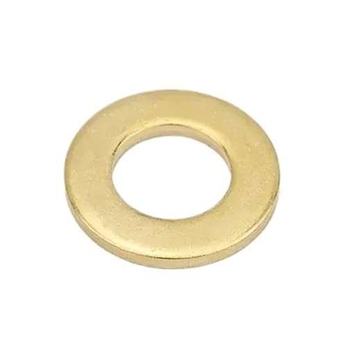Messing Dichtungsringe Unterlegscheiben, Messing-Unterlegscheiben M2 bis M20 1 bis 100 Stück(M2.5 (100Pcs)) von KXAOXGRC