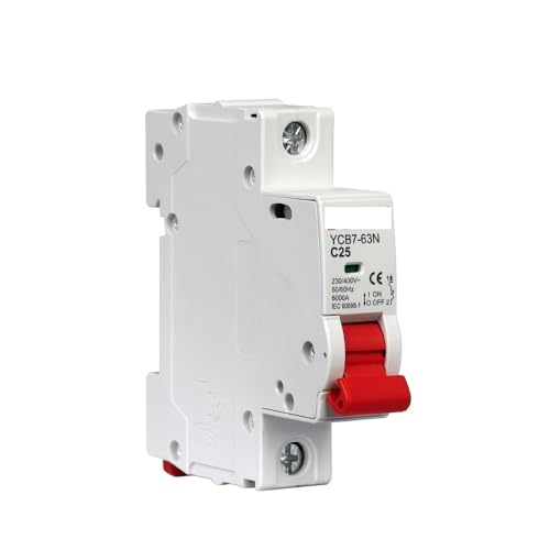 Miniatur-Leitungsschutzschalter, AC MCB Mini-Leistungsschalter C-Kurve 220 V/230 V/400 V 50 Hz/60 Hz 1P-4P 3A-63A(63a) von KXAOXGRC