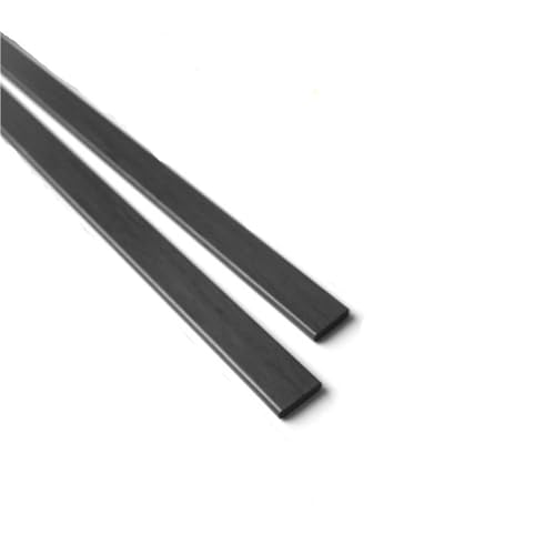 Pultrudierte flache Kohlefaserstäbe, Carbonfaser-Latten Schwarze Carbonfaser-Streifen(3.0mm x 15mm) von KXAOXGRC