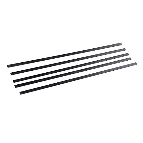 Pultrudierte flache Kohlefaserstäbe, Carbonfaserstreifen, Flachstäbe, Flugzeug-DIY-Zubehör(1x4x200mm) von KXAOXGRC