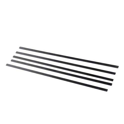 Pultrudierte flache Kohlefaserstäbe, Kohlefaserstreifen, geringe Dichte, hohe Festigkeit(1x5x400mm) von KXAOXGRC