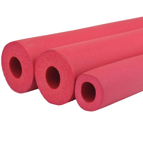 Rohrisolierungsschaumschlauch, Rohrisolierung Schaumstoff Rohrummantelung for Klimaanlagen Wasserleitungen Griffe Multicolor Mehrere Größen(Red,34mmx20mmx2m) von KXAOXGRC