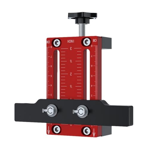 Schranktür Montage Positionierer, Schranktür-Vorrichtung aus Aluminiumlegierung mit 0-60 mm Einstellung, 10-60 mm Klemme for Schränke, rot Schranktür Montage Positionierer, Schranktür-Vorrichtung aus Aluminiumlegierung mit 0-60 mm Einstellung, 10-60 mm Klemme for Schränke, rot von KXAOXGRC