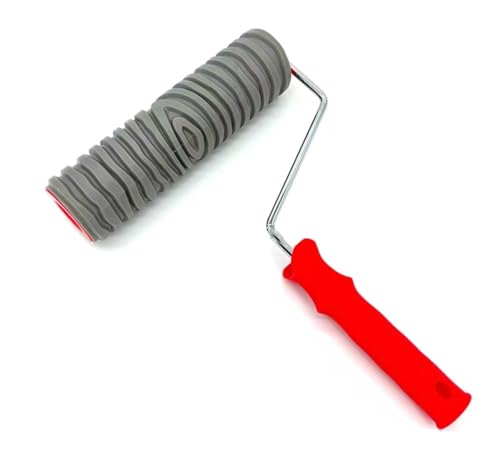 Textur Roller Pinsel, 10 Zoll Gummi Holzmaserung Farbroller mit Griff for DIY Wand Dekor Textur Roller Pinsel, 10 Zoll Gummi Holzmaserung Farbroller mit Griff for DIY Wand Dekor von KXAOXGRC