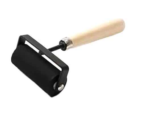 Textur Roller Pinsel, Gummi-Brayer-Rolle, schwarz, mehrere Größen, for Druckgrafik, Stempeln, Scrapbooks(2-inch) von KXAOXGRC