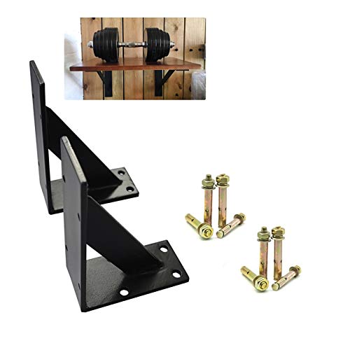 Wandmontierte Regalhalterungen, Schwebende Regalhalterungen, robustes Metall, 20,3 cm – Regalbrett for Aufhängen an der Wand(L 400Mm*H 250Mm) von KXAOXGRC