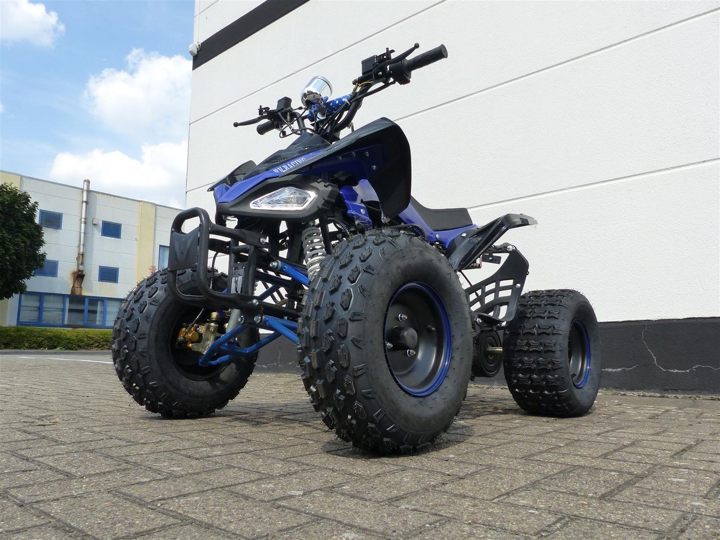 KXD Quad 125ccm Quad ATV Kinder Quad Pitbike 4 Takt Motor Quad ATV 8 Zoll Blau von KXD