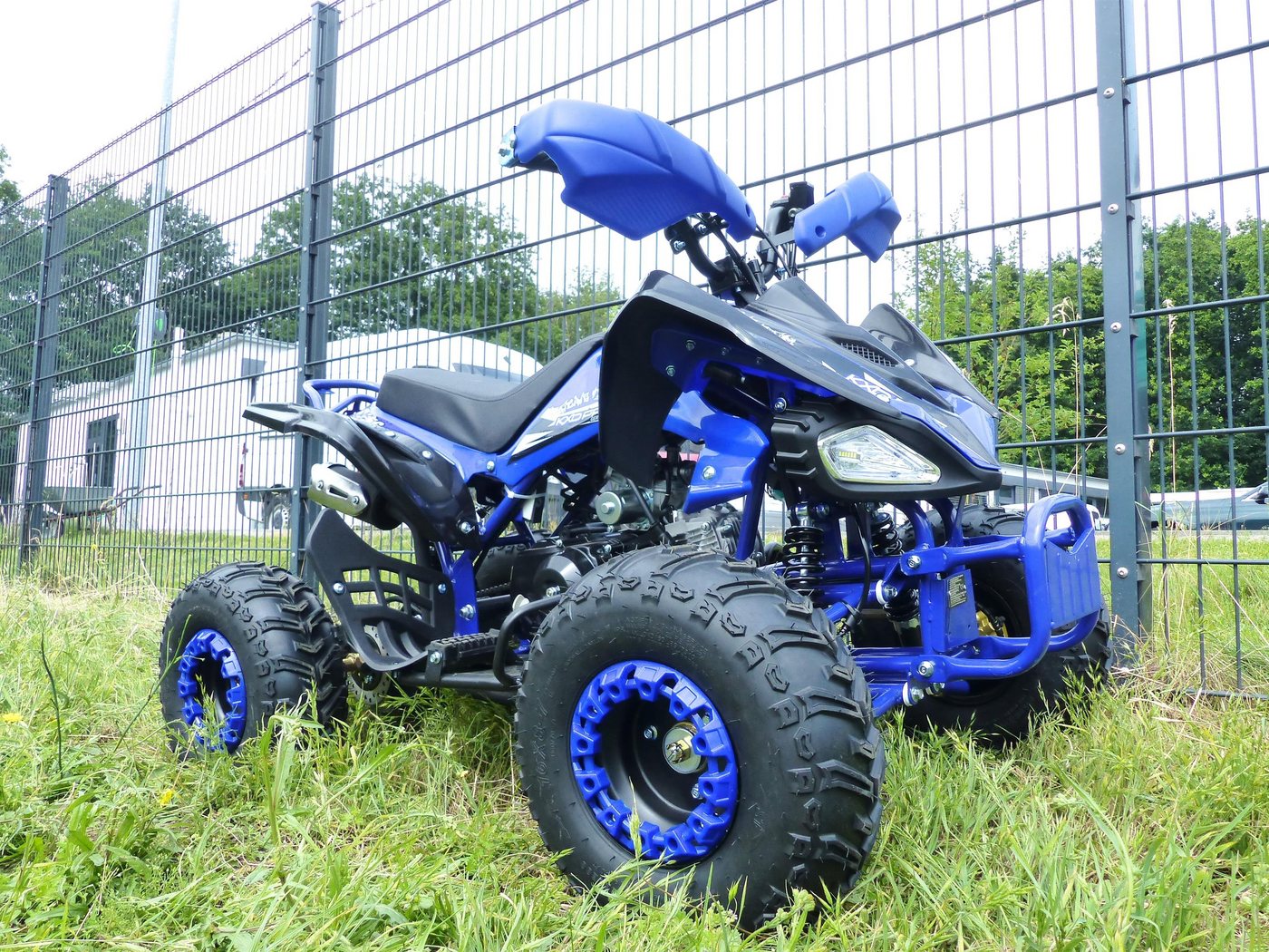 KXD Quad 125ccm Quad ATV Kinder Quad Pitbike 4 Takt Quad 7 Zoll ATV 004 Blau von KXD