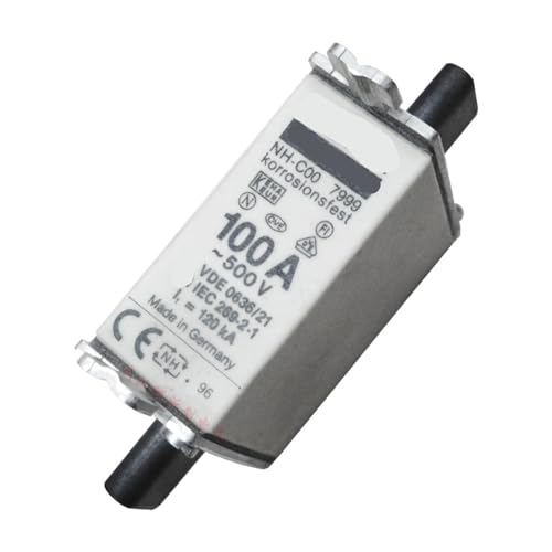 1 STÜCKE Sicherung NH000 NH00C 35A 40A 50A 63A 80A 100A 125A 500 V(125A) von KXIWLUFV