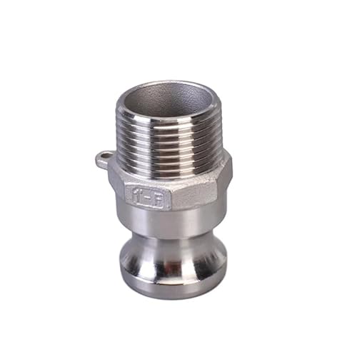 1/2 3/4 304 Edelstahl Homebrew Camlock Fitting Adapter MPT FPT Barb Camlock Schnellkupplung for Schlauchpumpen Armaturen(F,1/2") von KXJSYL Tool