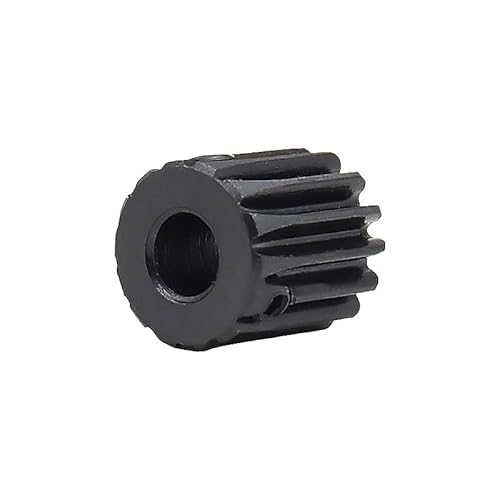 1 Mod Ritzel 1M 10T 11T 12T 13T Bohrung 4 5 6 6,35 7 8mm 45# Stahl Stirnradgetriebe Getriebe Zubehör Motorteile(2pc 13 Teeth) von KXJSYL Tool