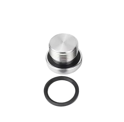1 STÜCK 304 Edelstahl BSP Außengewinde Innensechskant Stecker ED Dichtring Flansch Innensechskantschraube Öl Wasser Rohrverschraubung(1/4") von KXJSYL Tool