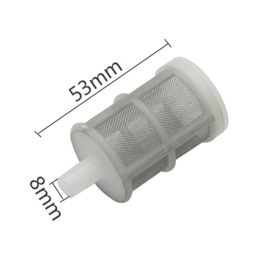 1 STÜCK 8 mm 10 mm 12 mm Schnittstelle Edelstahlgewebe Siphonnetzfilter Bewässerung Aquariumzubehör Membranpumpe Filtrationszubehör(8mm) von KXJSYL Tool