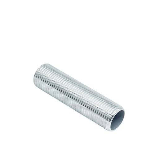1 stück 1/4 "3/8" 1/2 "3/4" 1 "1-1/2“ BSP Außengewinde 304 Edelstahl Vollgewinde Nippel Rohr Fitting Anschluss Adapter Männlich Jointer(Length 100mm,3/8") von KXJSYL Tool