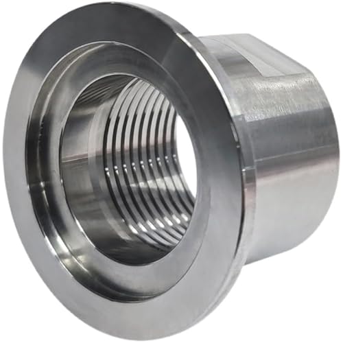 1 stück 1/8 "1/4" 3/8 "1/2" 3/4 "1" 1-1/4 "1-1/2" 2 "BSP Innengewinde KF16 KF25 KF40 KF50 304 Edelstahl KF Vakuum Rohr Fitting(KF50-BSP3I4 Thread) von KXJSYL Tool