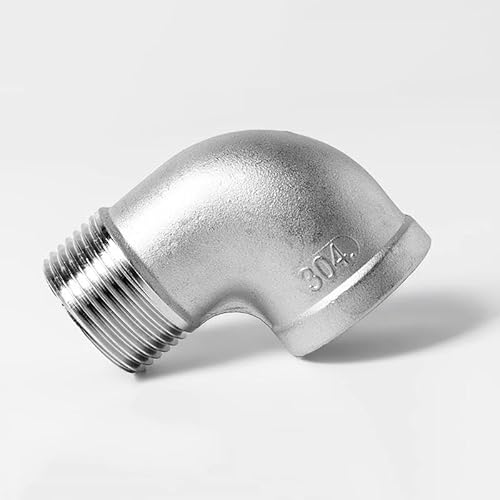 1 stück 304 316 Edelstahl BSP NPT Weiblichen Zu Männlichen Gewinde 90 Grad Ellenbogen Rohr Fitting Kupplung Stecker Joint(304SS BSP2.5) von KXJSYL Tool