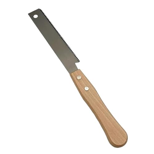 1 stück Japanische Handsäge SK5 Flexible Klinge Bündiger Schnitt Holzgriff Schwalbenschwanz-Zugsäge for Nasses Trockenes Holz DIY Holzbearbeitungswerkzeuge(Double sided) von KXJSYL Tool