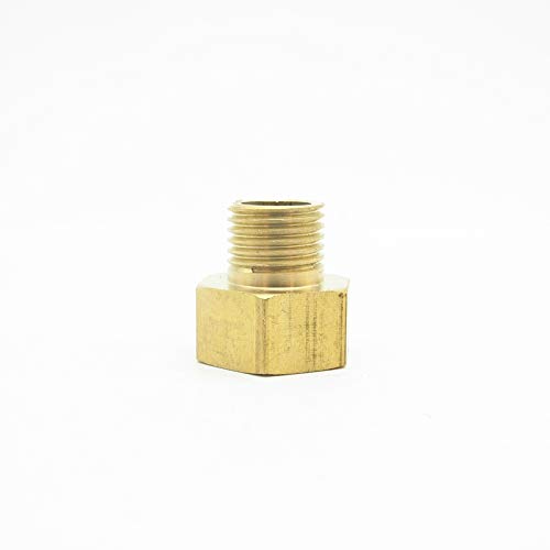 1 stück M10 M14 M16 M20 Metric Weiblichen Zu Männlichen Gewinde Verbindung Messing Rohr Fitting Adapter Koppler Stecker for Kraftstoff Gas wasser(NO16) von KXJSYL Tool
