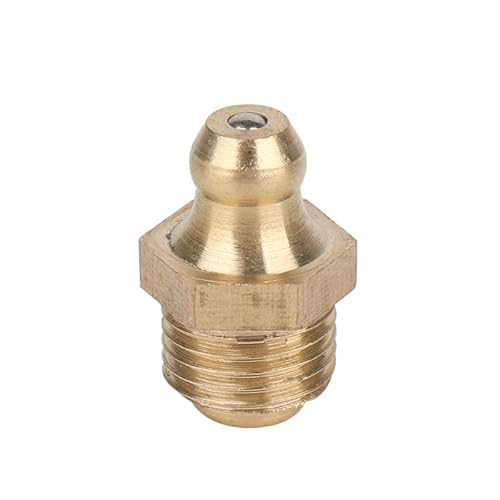 1 stück M4 M5 M6 M8 M10 M12 M14 M16 Außengewinde Messing Gerade Ellenbogen Typ Hydrauliköl Zerk Schmiernippel Rohr Rohrverschraubung(Straight,M4x0.75 5pcs) von KXJSYL Tool