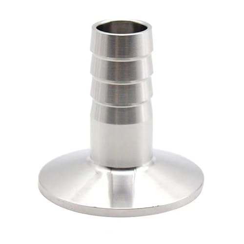 1 stück OD 6 MM-51 MM Edelstahl SS304 Sanitär Schlauch Barb Rohr Fitting Ferrule OD 50,5 mm-64mm Fit 1,5 "2" Tri Clamp(OD 25mm) von KXJSYL Tool