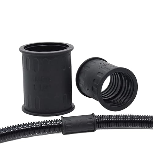1 x Wellrohr, Kunststoff, Zwei-Wege-Wellrohr, Gummi, wasserdicht, gerader Durchgangsschlauch, AD10, Stoßgelenk-Kabel-Rohrdichtung (JFH-AD34.5) von KXJSYL Tool