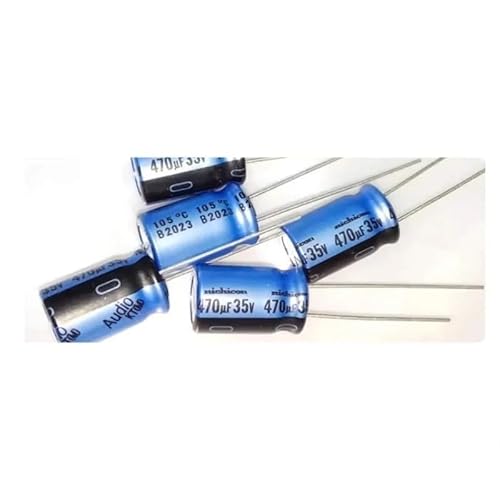 10 Stück Audiophile Kondensatoren 6,3 V/10 V/16 V/25 V/35 V/50 V 0,47 uF/1 uF/3,3 uF ~ 470 uF Elektrolytkondensator(35V220UF 8X12) von KXJSYL Tool