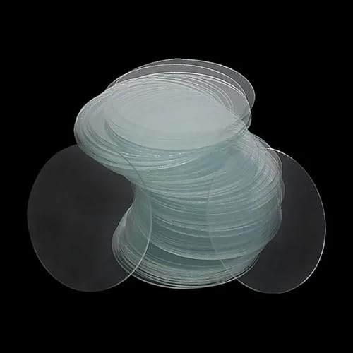 100 Stück runde Deckgläser, Laborverbrauchsmaterialien sind in verschiedenen Größen erhältlich. Mikroskop-Glas-Deckglas(25mm) von KXJSYL Tool