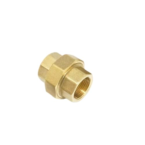 1PC 1/8 "1/4" 3/8 "1/2" 3/4 "1" BSP Weibliche Messing Rohr Union Fitting stecker Adapter(3/4") von KXJSYL Tool