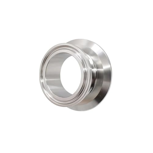 1PC 2 Zoll × 1,5 Zoll Sanitär Fitting End Kappe Tri Clamp Ferrul Reduzierstück Edelstahl 304 Sanitär Konzentrischen Klee(50.5mm-183mm) von KXJSYL Tool