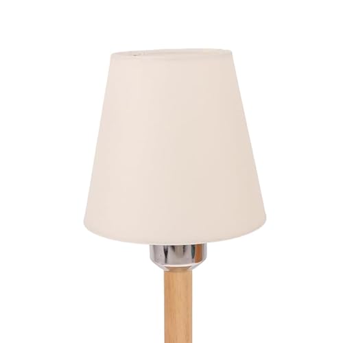 1PC Fabric Lampshade Ceiling Light Cover Lamp Shade Modern Home Bedside Desk Lighting Cover For Tearoom Bedroom Room Decor(Beige) von KXJSYL Tool