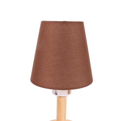1PC Fabric Lampshade Ceiling Light Cover Lamp Shade Modern Home Bedside Desk Lighting Cover For Tearoom Bedroom Room Decor(Coffee) von KXJSYL Tool